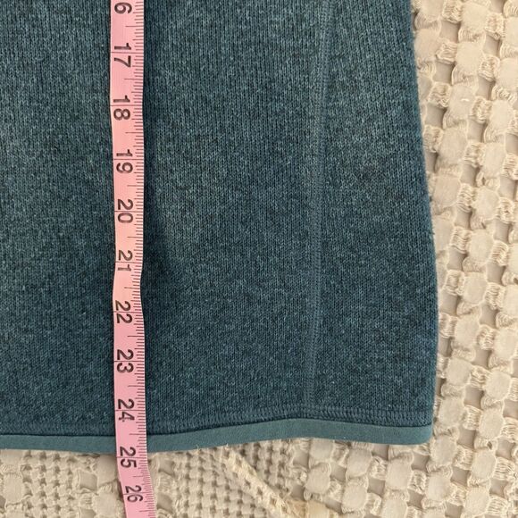 Patagonia Better Sweater 1/4 Zip Pullover Teal Green Women’s Small Fleece - Picture 11 of 11